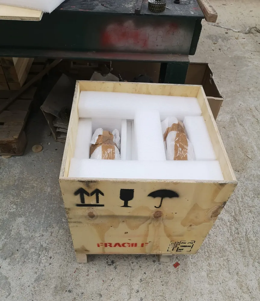 Produit dans une caisse d'Azur Emballages