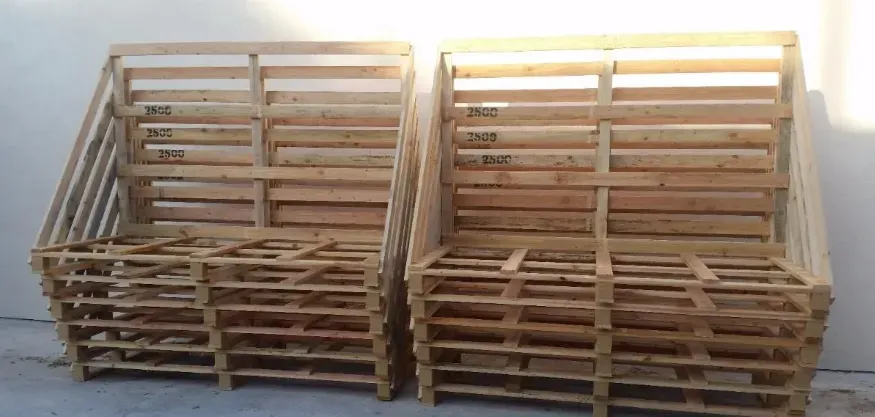 Palettes avec dosserets